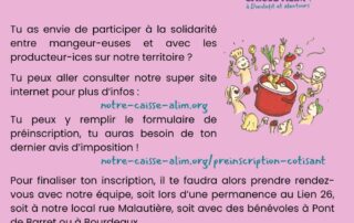 Comment devenir cotisant-e !