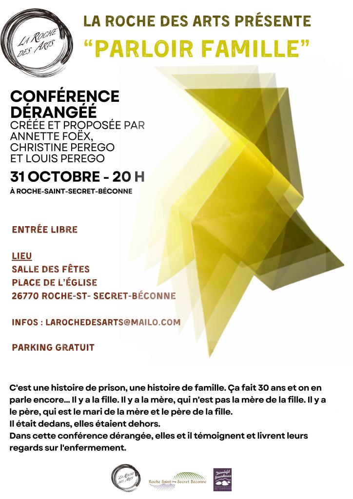 AFFICHE Parloir famille